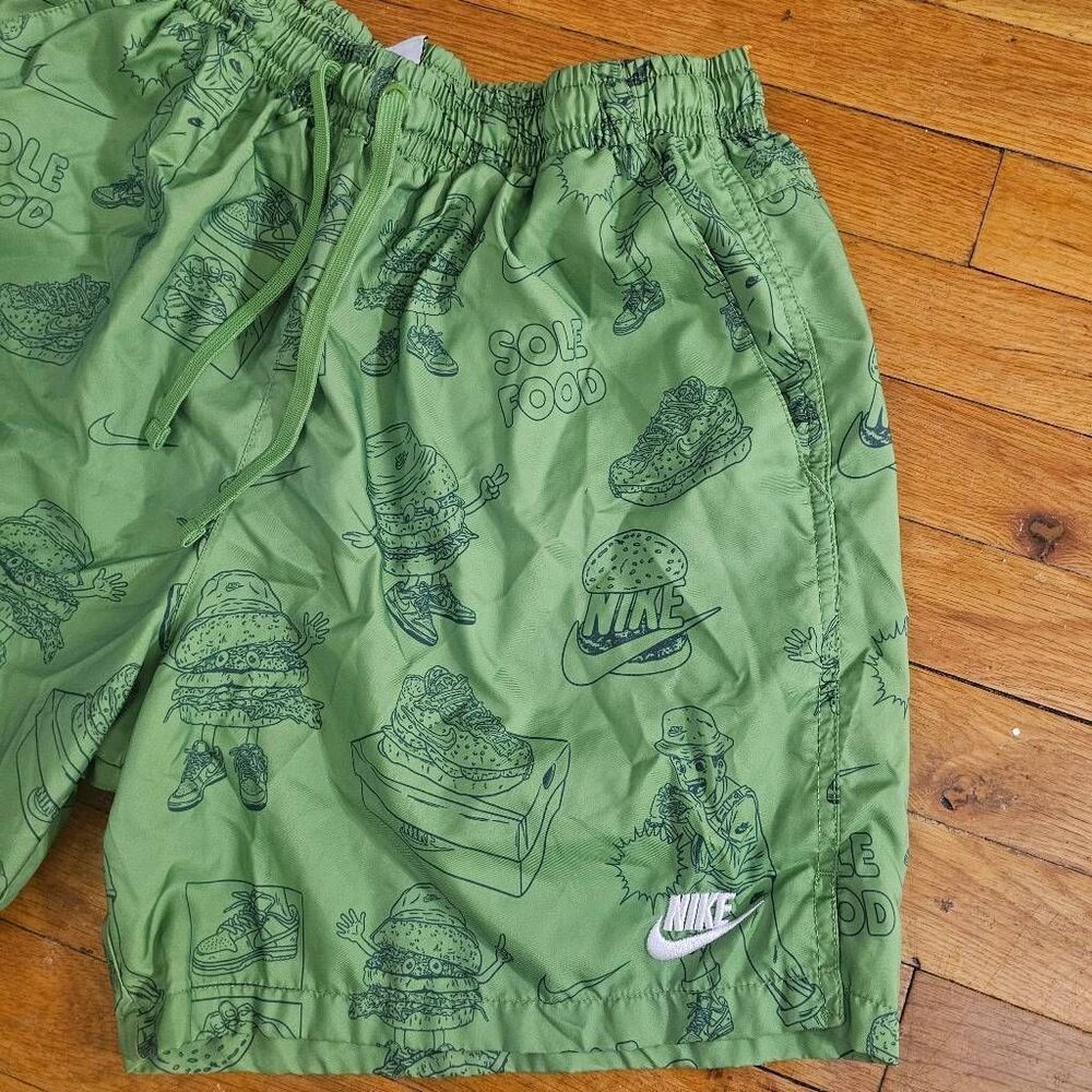Nike Men's Sportswear Sole Food Woven Flow Shorts Size Large - Picture 3 of 7
